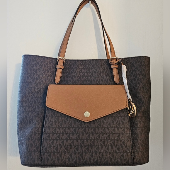 Michael Kors Jet Set Medium Pocket Multifunctional Tote Bag - Picture 1 of 5